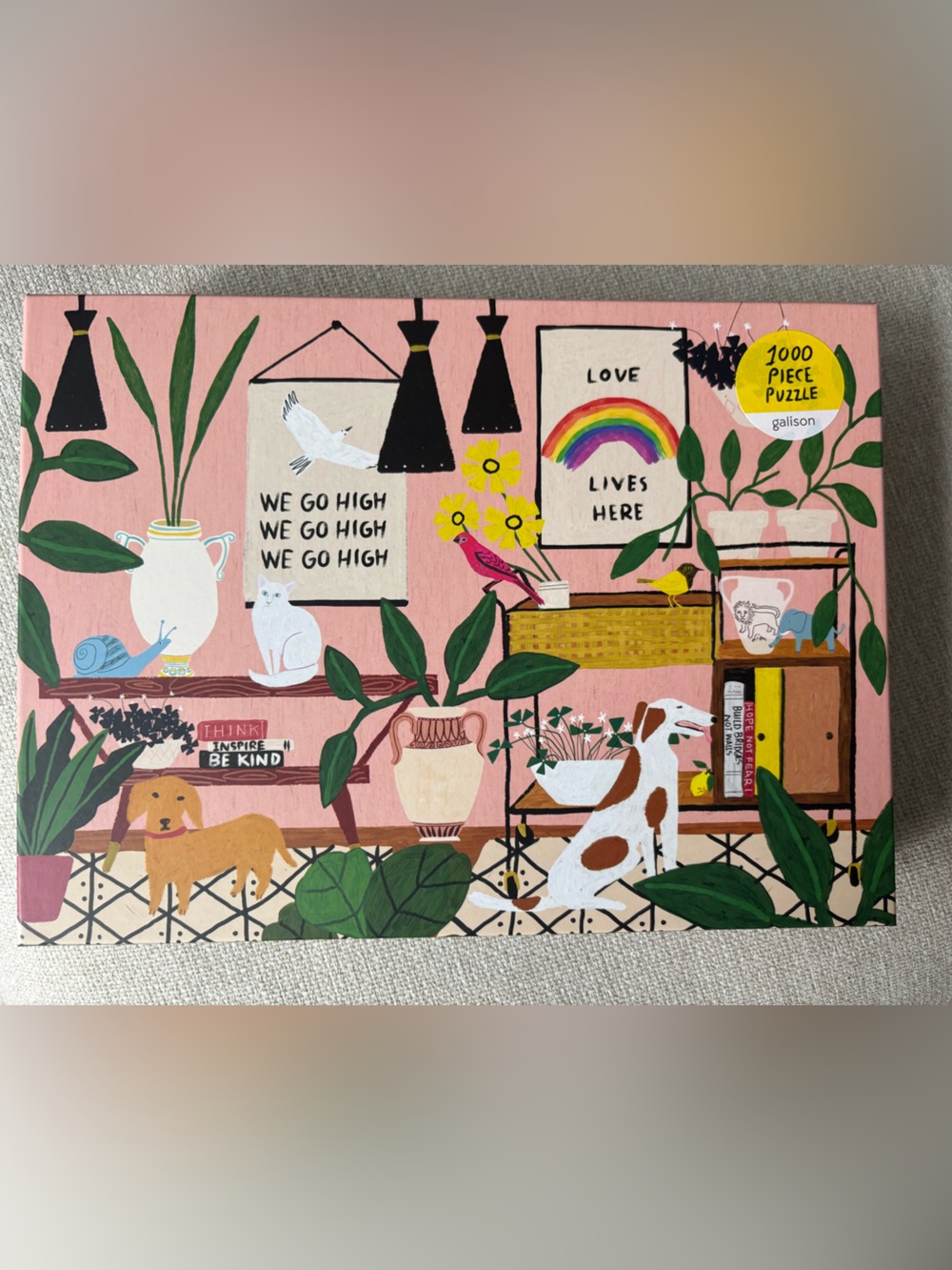 ✨BNIB✨ 1000pc puzzle 
Galison - Love Lives Here 💕🌈